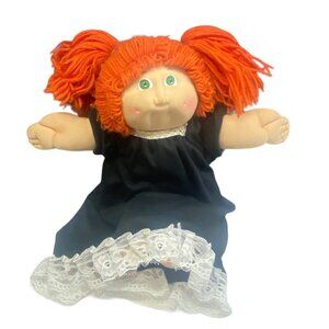 CABBAGE PATCH Doll Coleco Xavier Roberts‎ 1985 Orange Pigtail Hair Green Eyes